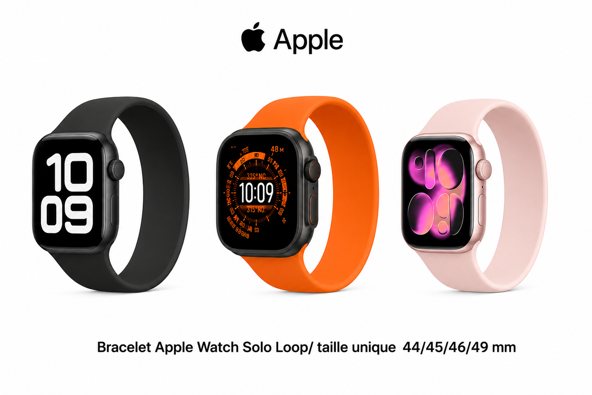 Bracelet Apple Watch Solo Loop 44/45/46/49 mm