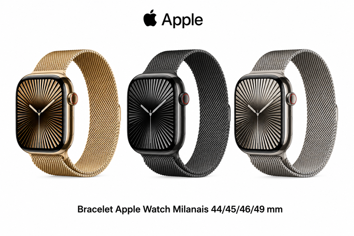 Bracelet Apple Watch Milanais 44/45/46/49 mm