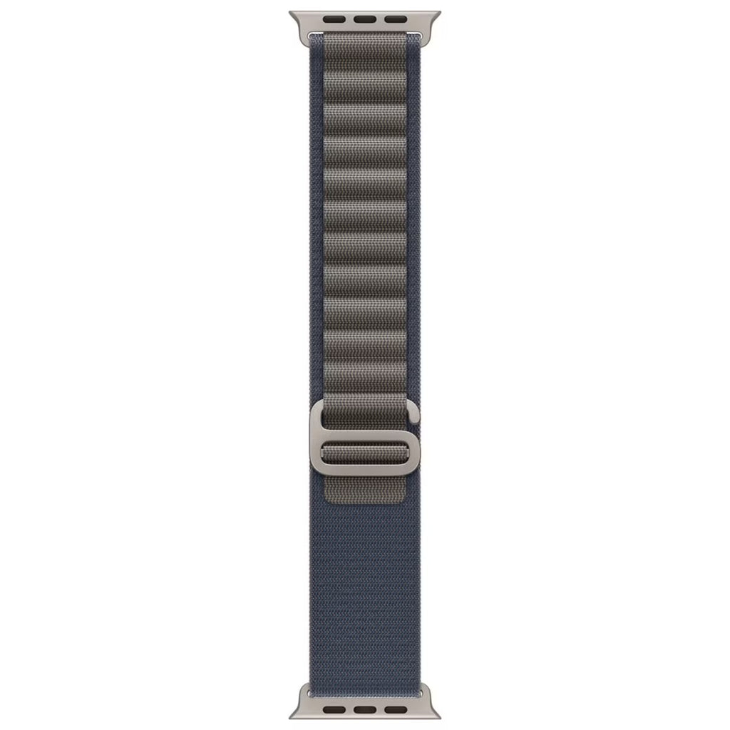 Bracelet Apple Alpine Bleu Taille M 49 mm