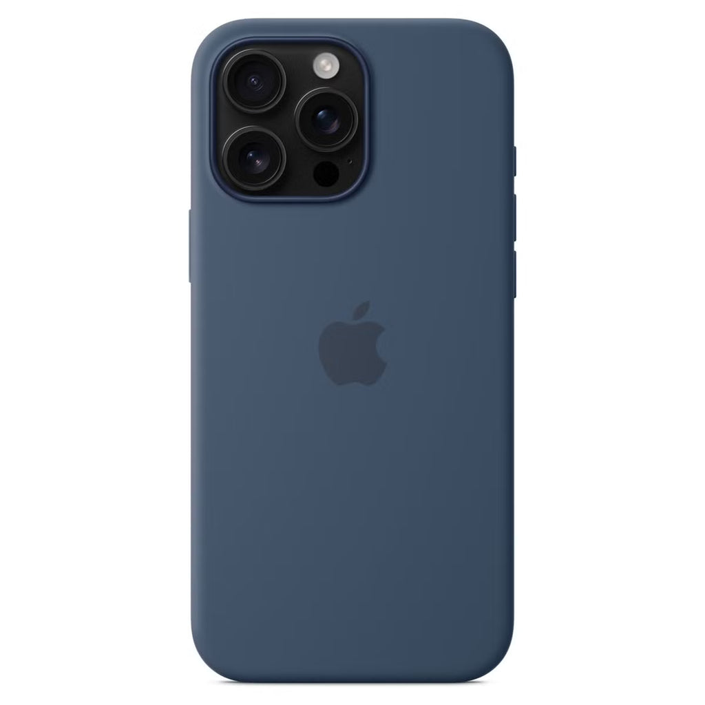 Coque Apple MagSafe IPhone 16 Pro Max silicone couleur Denim