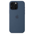 Coque Apple MagSafe IPhone 16 Pro Max silicone couleur Denim
