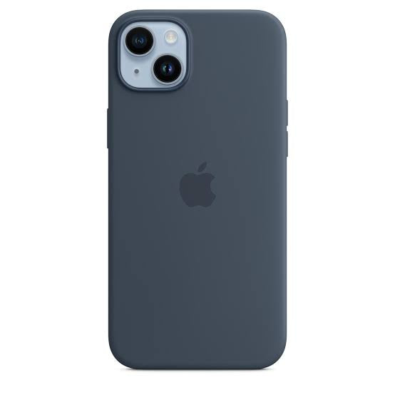 Coque Apple MagSafe iPhone 14 Plus Silicone Storm Blue