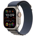 Bracelet Apple Alpine Bleu Taille M 49 mm