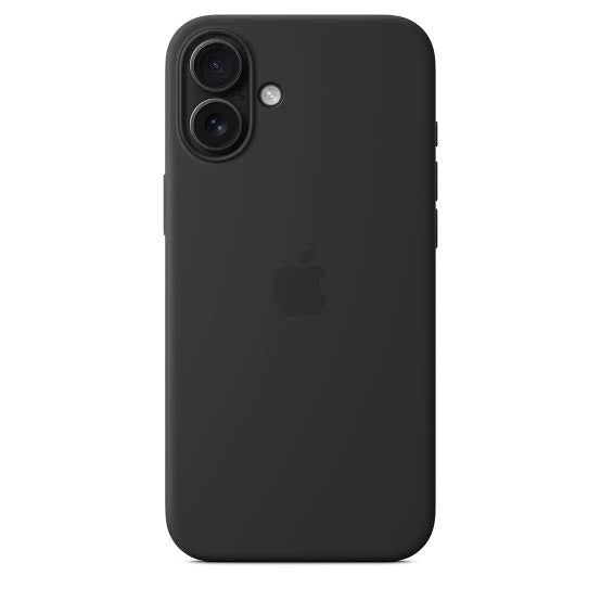 Coque Apple MagSafe iPhone 16 Plus silicone couleur noir
