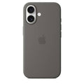 Coque Apple MagSafe IPhone 16 Plus silicone couleur Stone Gray