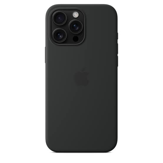 Coque Apple MagSafe iPhone 16 Pro Max silicone couleur noir