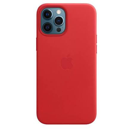Coque Apple MagSafe IPhone 12 Pro Max Cuir édition RED