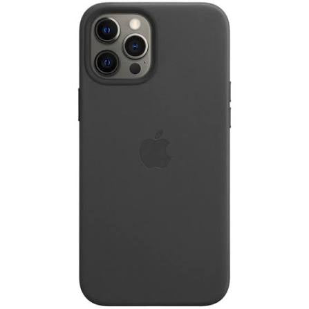 Coque Apple MagSafe IPhone 12 Pro Max Cuir Noir