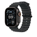 Bracelet Apple Watch Ultra océan Noir finition titane Noir 49 mm