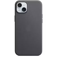 Coque Apple MagSafe iPhone 15 plus tissage fin couleur black