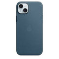 Coque Apple MagSafe iPhone 15 Plus tissage fin Pacific Blue
