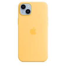 Coque Apple MagSafe iPhone 14 Plus Silicone Sunglow