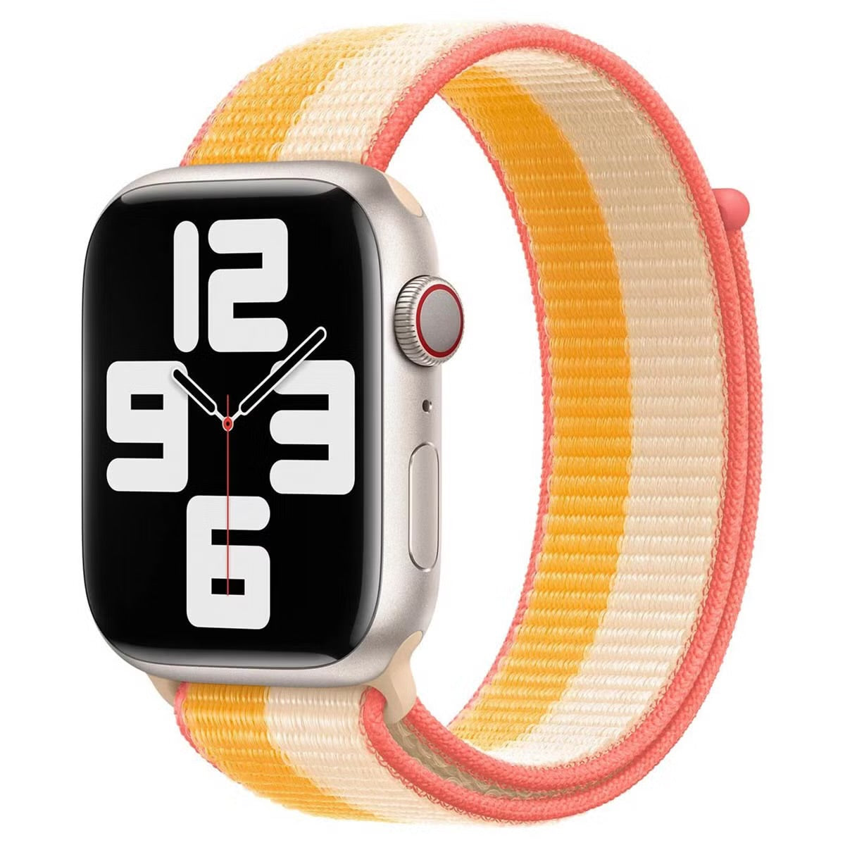 Bracelet Apple Watch sport Loop Maize/White 44/45/46/49 mm
