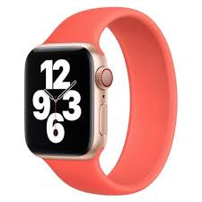 Bracelet Apple Watch Solo Loop Pink Citrus taille 11 44/45/46/49 mm