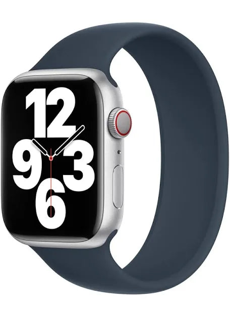 Bracelet Apple Watch Solo Loop Storm Blue taille 11 44/45/46/49 mm
